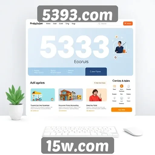 Plataforma 5393.com se destaca pela interface amigável