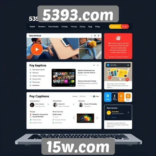 Análise da interface de usuário do site 5393.com